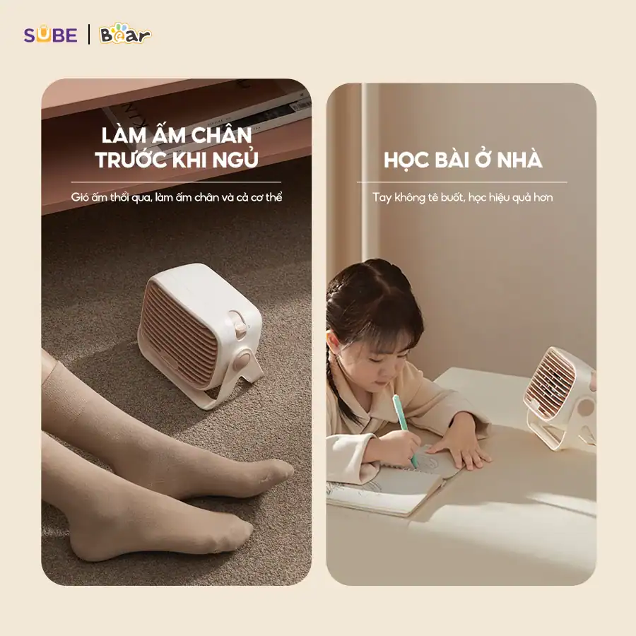 Máy sưởi Bear DNQ-E04Q1 (Bản Quốc Tế)