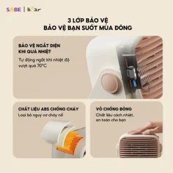 Máy sưởi Bear DNQ-E04Q1 (Bản Quốc Tế)