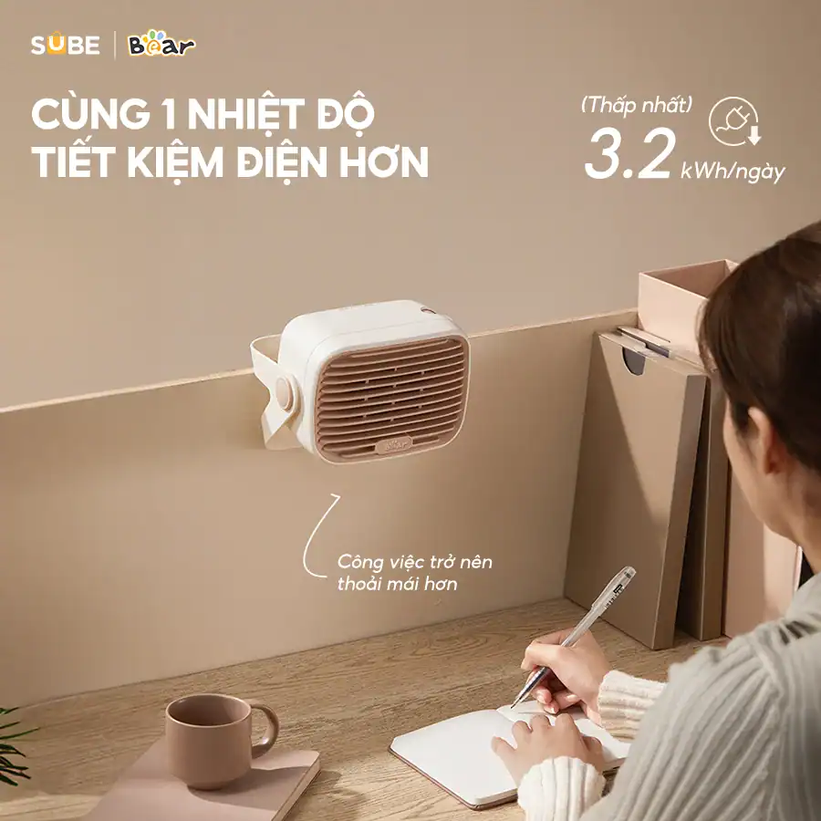 Máy sưởi Bear DNQ-E04Q1 (Bản Quốc Tế)