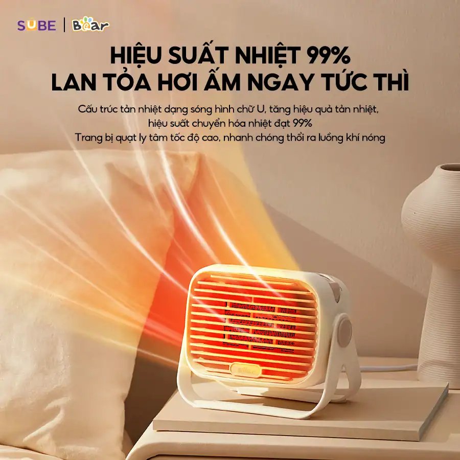 Máy sưởi Bear DNQ-E04Q1 (Bản Quốc Tế)