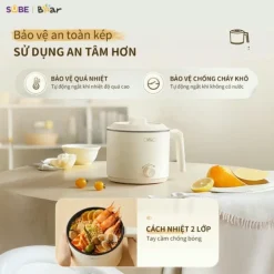 Nồi điện đa năng Bear MC-4H16H ( 12 tháng BH)