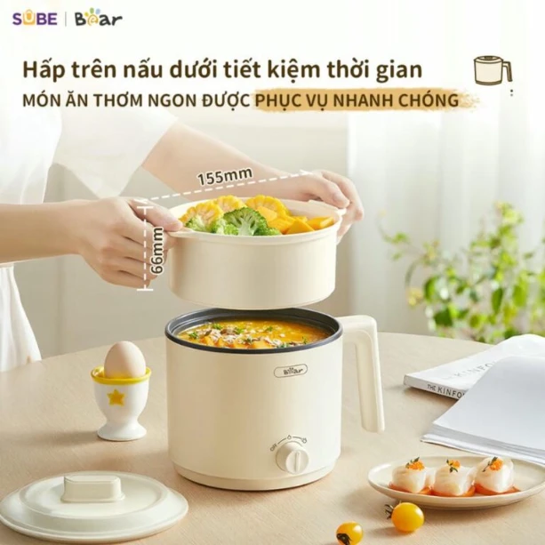 Nồi điện đa năng Bear MC-4H16H ( 12 tháng BH)