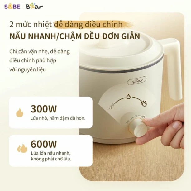 Nồi điện đa năng Bear MC-4H16H ( 12 tháng BH)