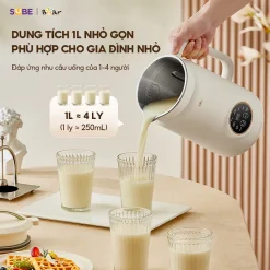 Máy làm sữa hạt Bear 1L SB-SH09Q – 9 chức năng, bảo hành 18 tháng