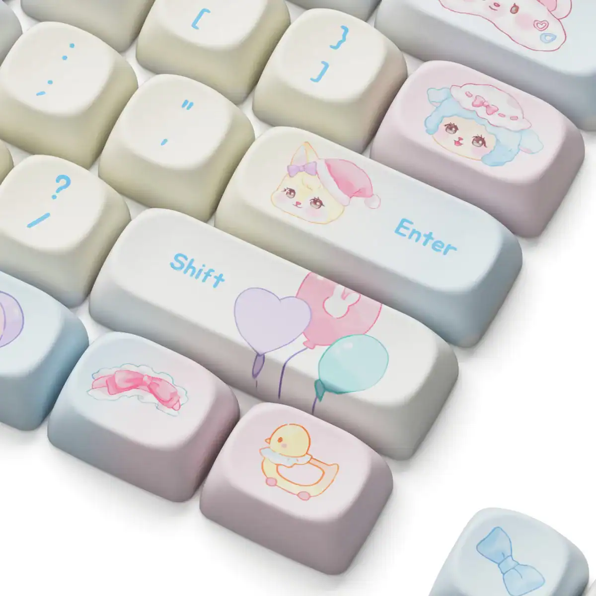 Bộ keycap AKKO Butterfly Fantasy (MOA / PBT 5 mặt Dye-sub) - Ảnh 4