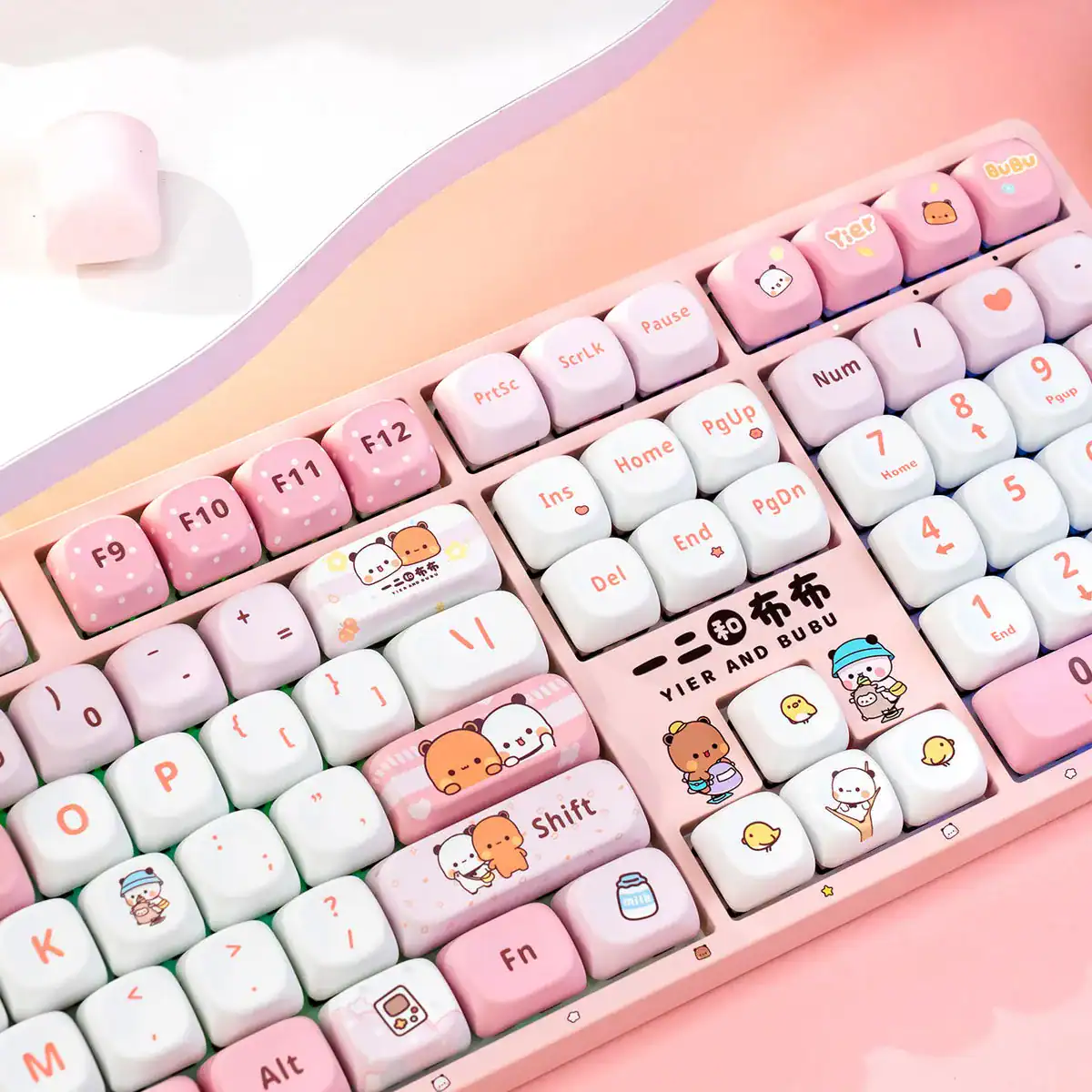Bàn phím cơ AKKO 5108B Plus Yier and Bubu (3 Mode / Hotswap / RGB / V3 Piano Pro) - Ảnh 4