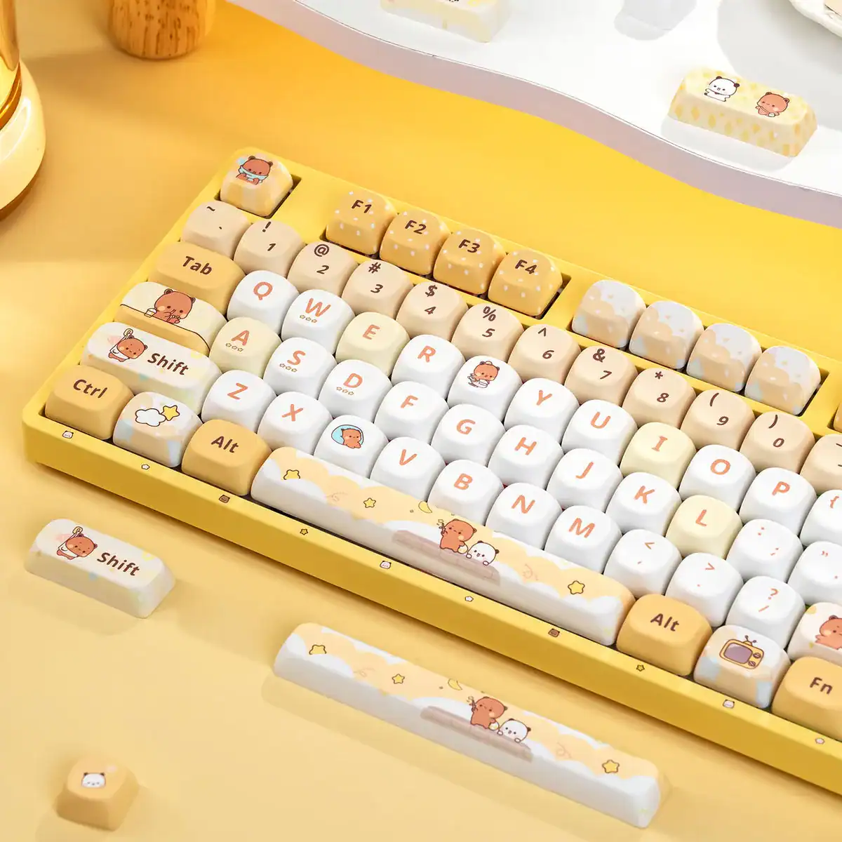 Bàn phím cơ AKKO 5108B Plus Yier and Bubu (3 Mode / Hotswap / RGB / V3 Piano Pro) - Ảnh 7