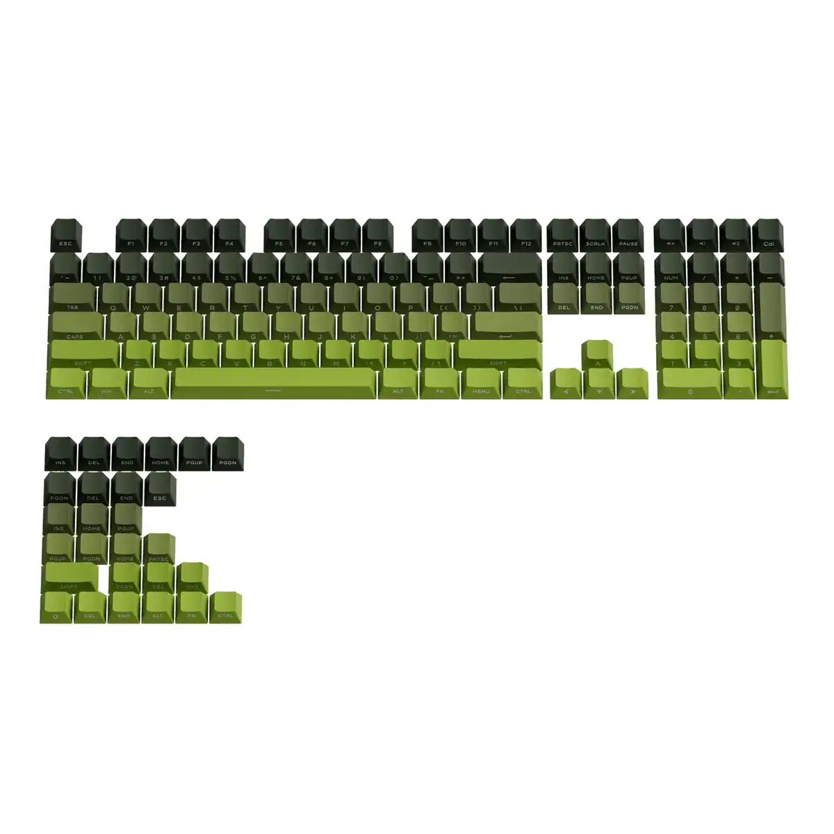 Bộ keycap Veekos Gradient (PBT Double-shot / Cherry profile) - Ảnh 16