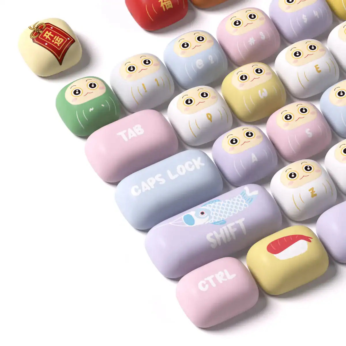 Bộ keycap AKKO Good Luck Charm – hình 3