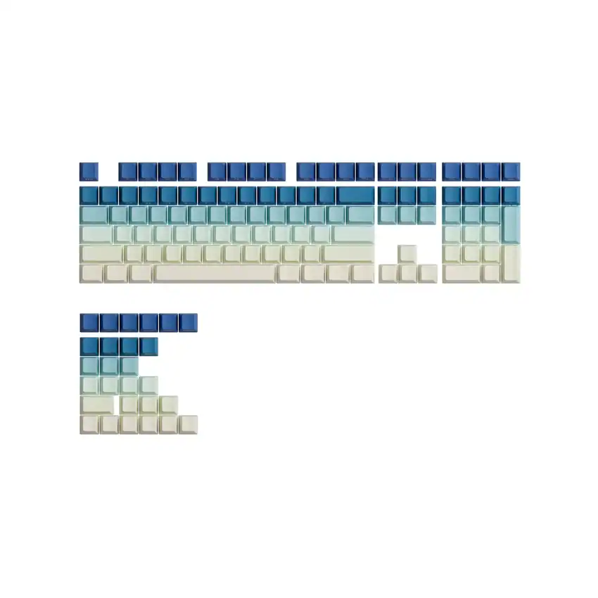 Bộ keycap Veekos Gradient (PBT Double-shot / Cherry profile) - Ảnh 7