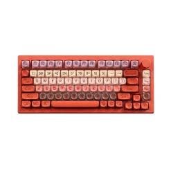Bàn phím cơ Veekos K75 Wine Red (Layout 75% / Hotswap / Frost Pink switch)