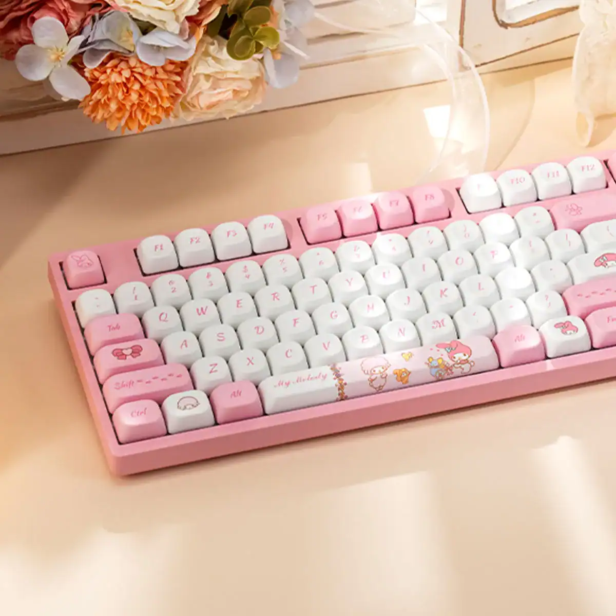 Bàn phím cơ không dây AKKO 3108RF V3 My Melody (Fullsize / 2.4GHz) - Ảnh 4