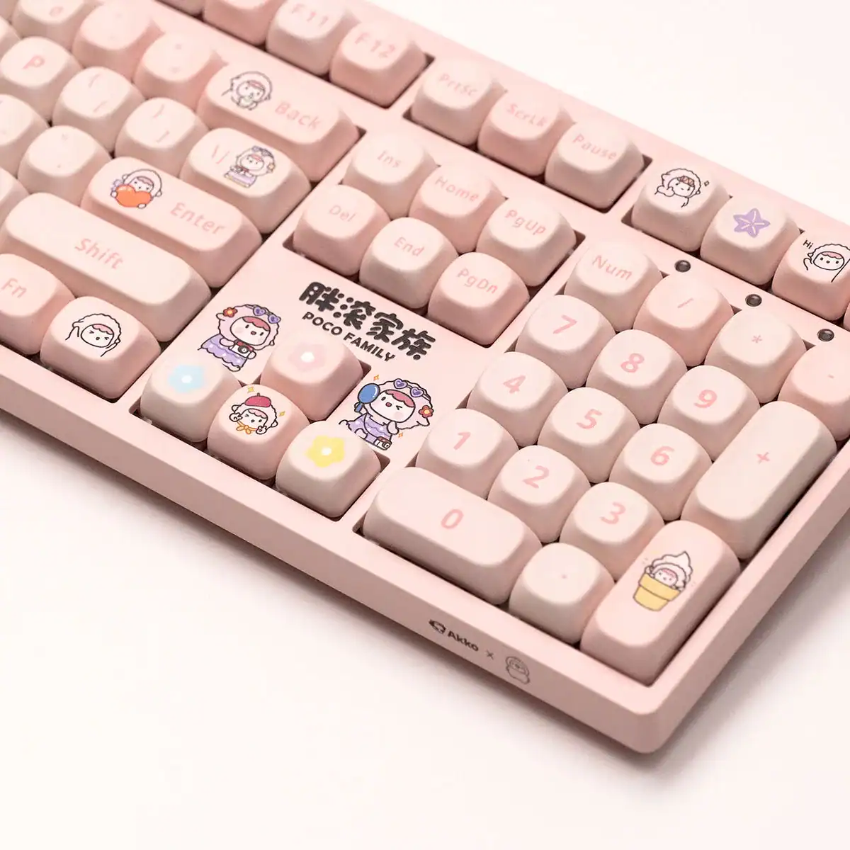 Bàn phím cơ không dây AKKO 3108RF V3 POCO (Duck / Piggy / Lamb) - Ảnh 12