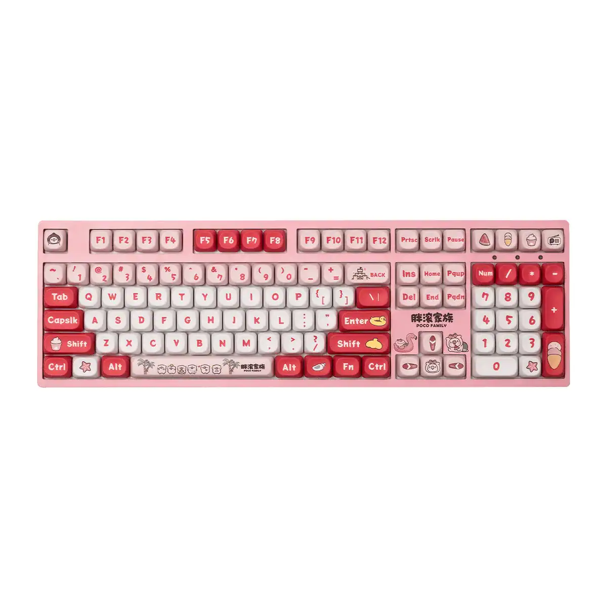 Bàn phím cơ không dây AKKO 3108RF V3 POCO (Duck / Piggy / Lamb) - Ảnh 5
