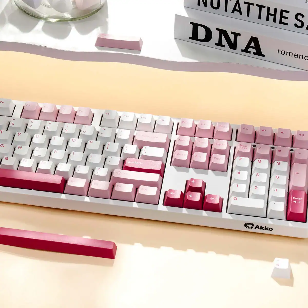Bàn phím cơ không dây AKKO 3108RF V3 (Fullsize / 2.4GHz / Frost Pink switch) - Ảnh 10