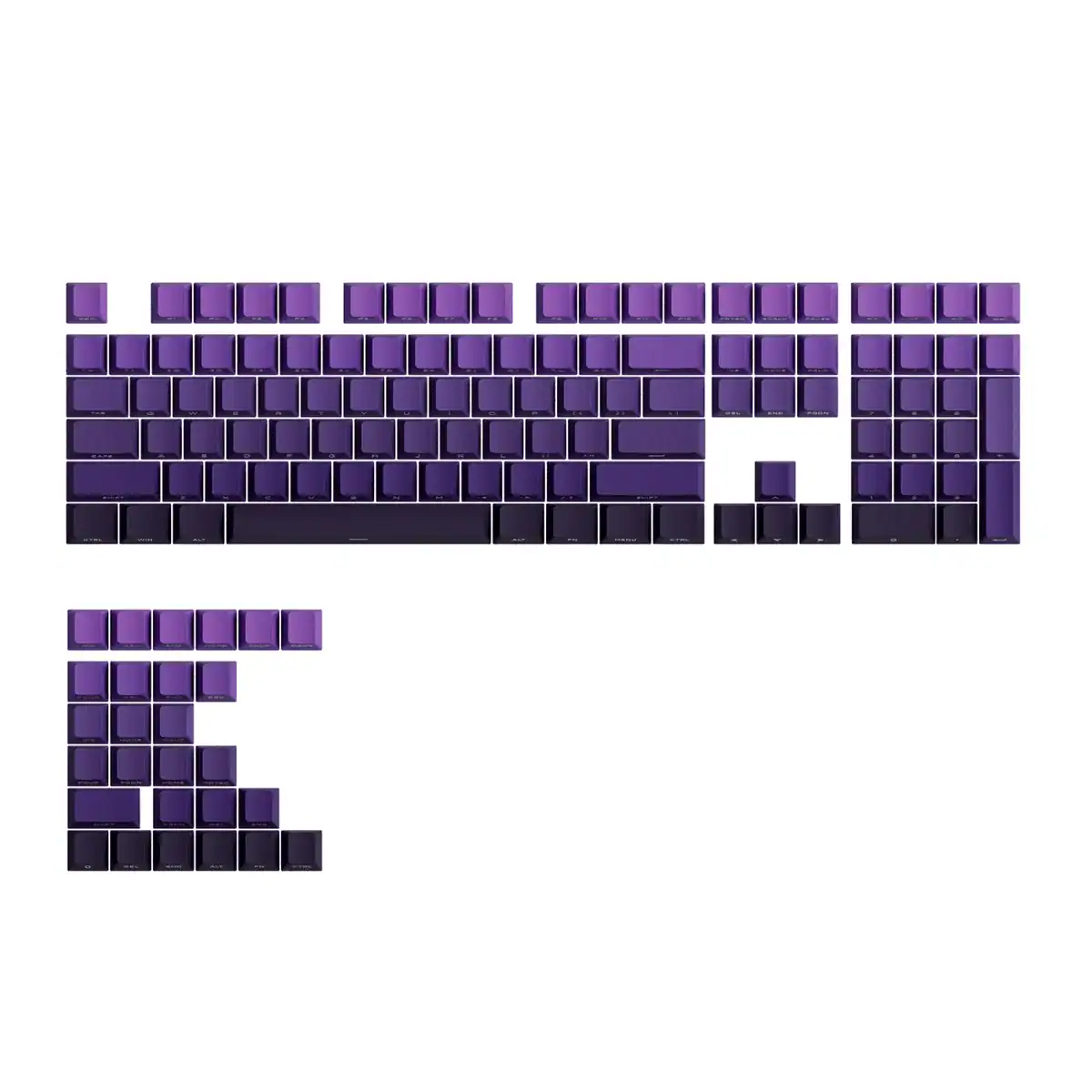 Bộ keycap Veekos Gradient (PBT Double-shot / Cherry profile) - Ảnh 10