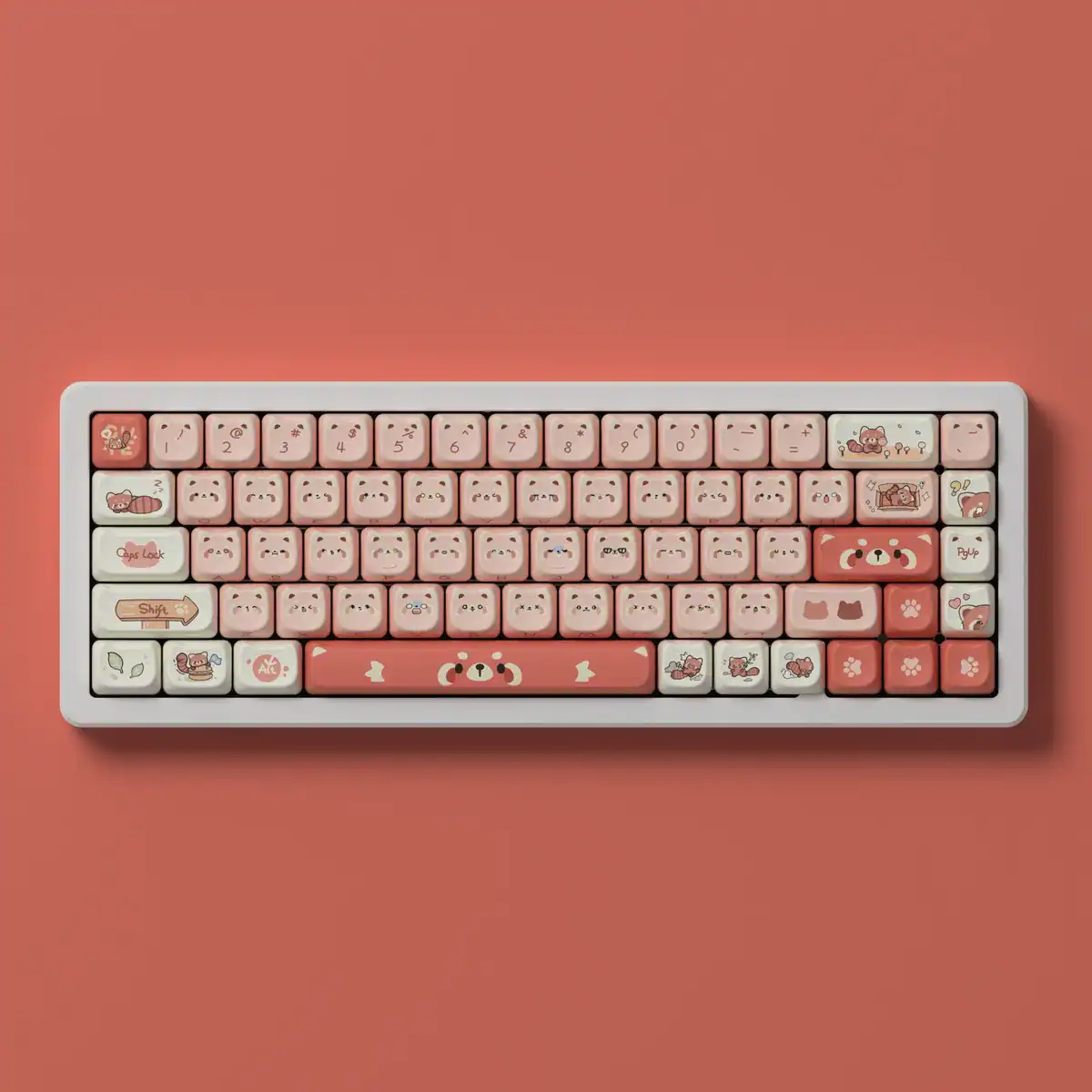 Bộ keycap AKKO Raccoon MAO 142 phím (PBT Dye-Sub) - Ảnh 4