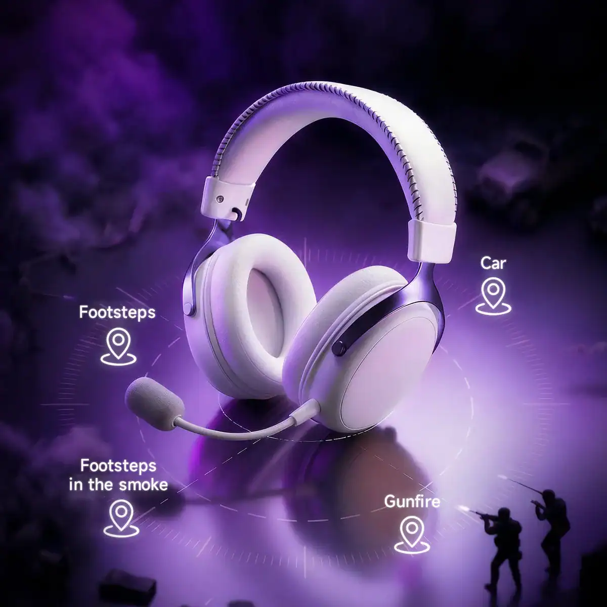 Tai nghe gaming không dây AKKO Verge S9 Ultra (Quad-mode / Khung nhôm / Pin 250 giờ) - Ảnh 12