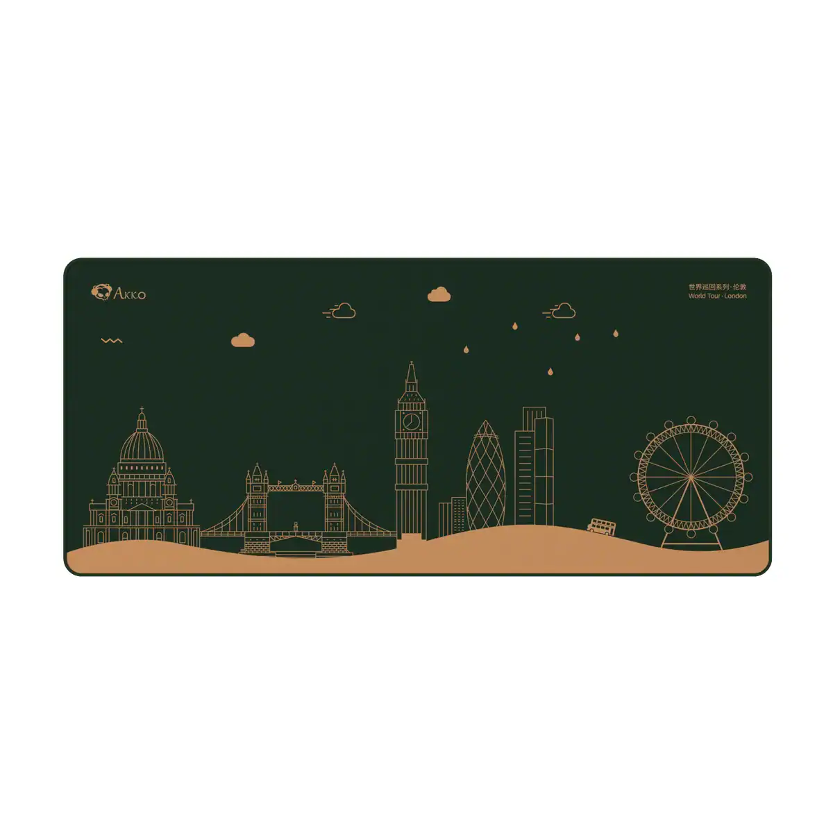 Lót chuột AKKO World Tour London Mousepad