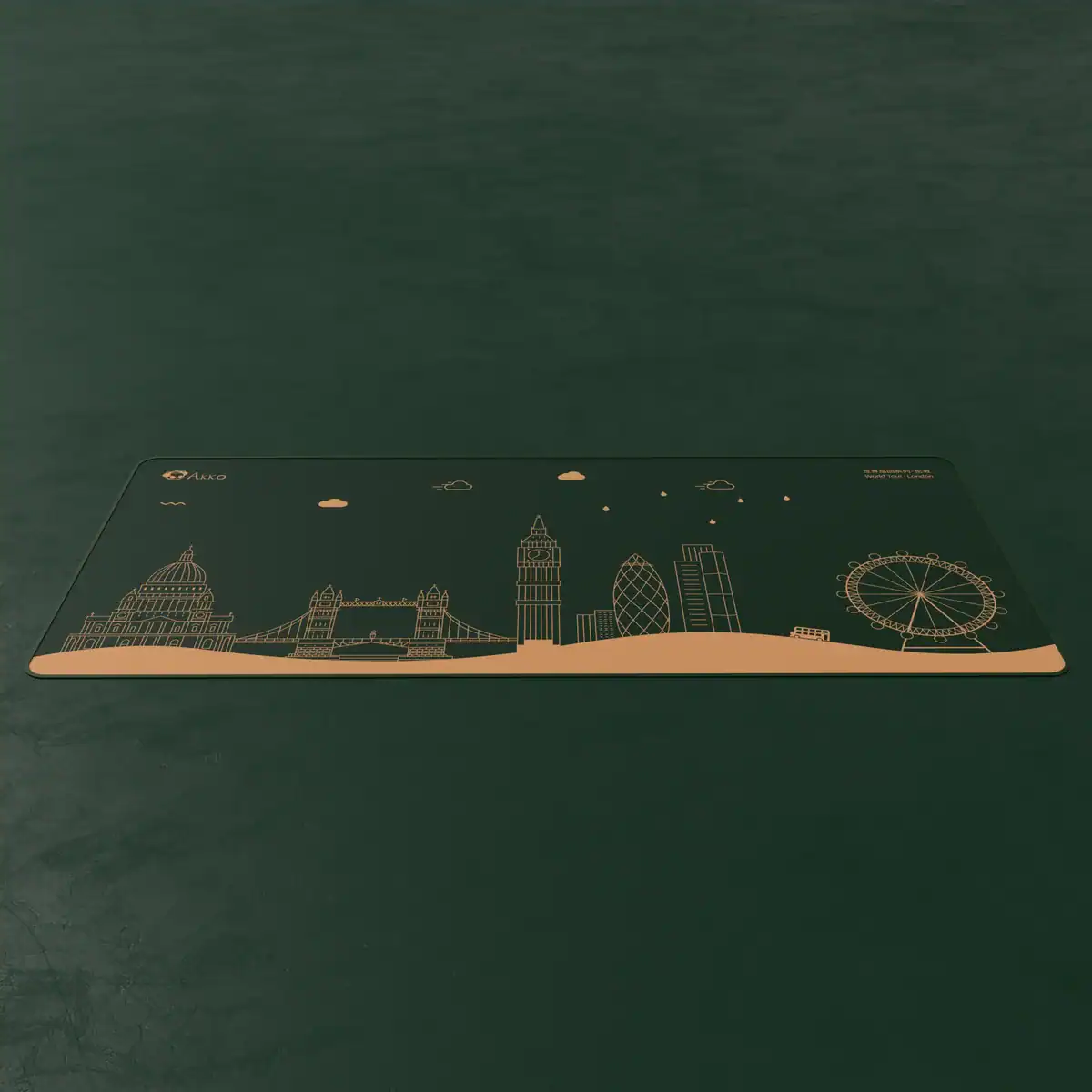 Lót chuột AKKO World Tour London Mousepad – hình 3