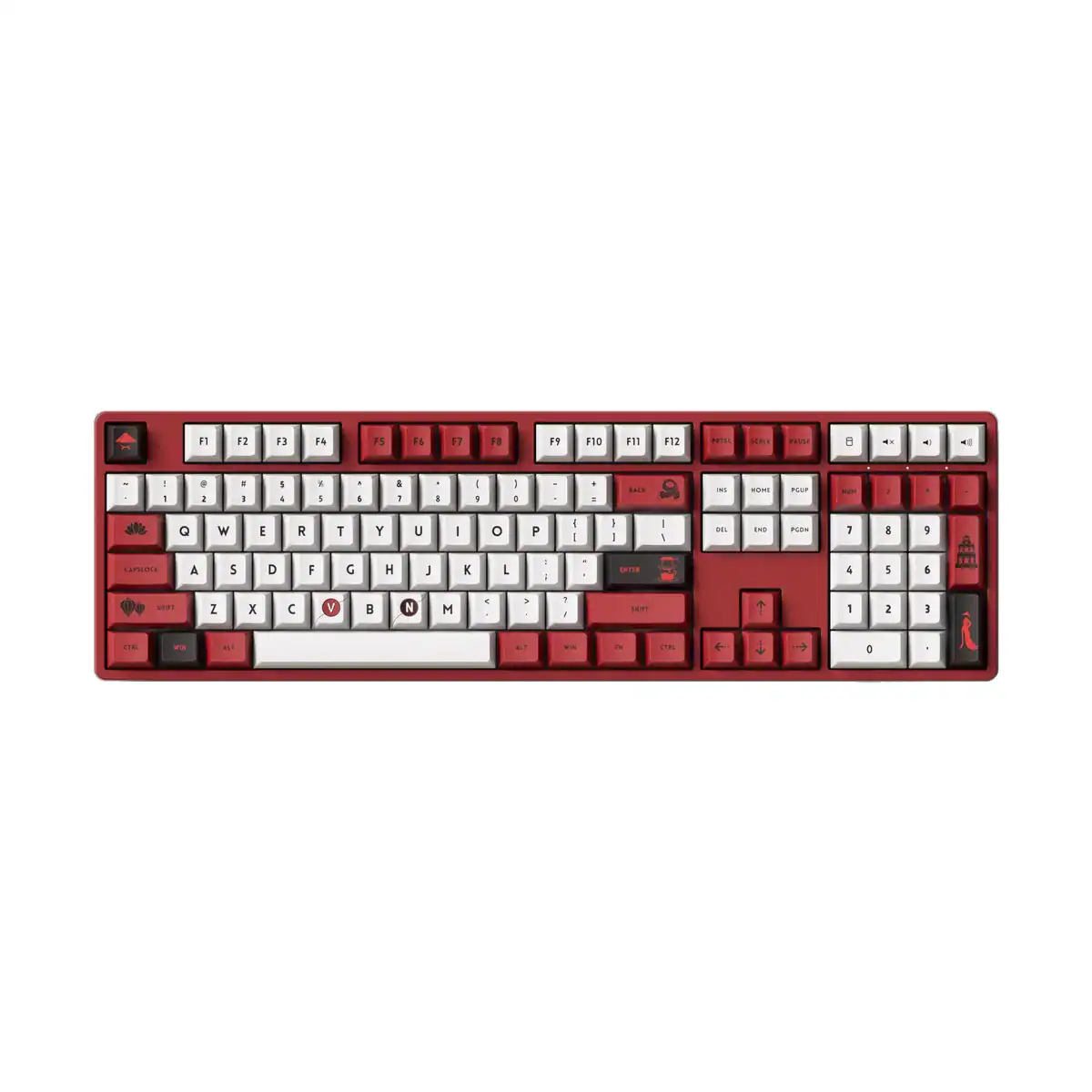 Bàn phím cơ AKKO 5108B Plus World Tour Việt Nam – Red – hình 3