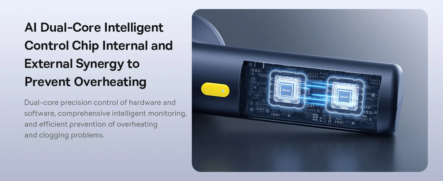 Chip AI lõi kép chống quá nhiệt của Baseus AT Car
