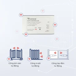 Bộ điều khiển cửa cổng thông minh Vconnex – hình 3