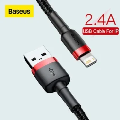 Cáp Sạc Baseus Cafule USB to Lightning 2.4A – ảnh 4