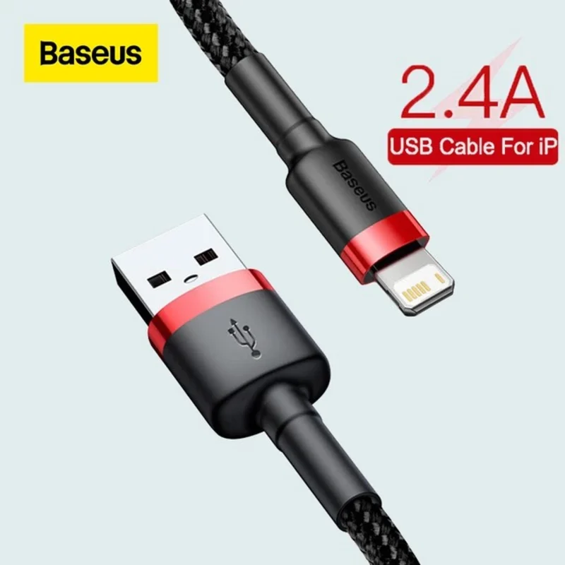 Cáp Sạc Baseus Cafule USB to Lightning 2.4A – ảnh 4