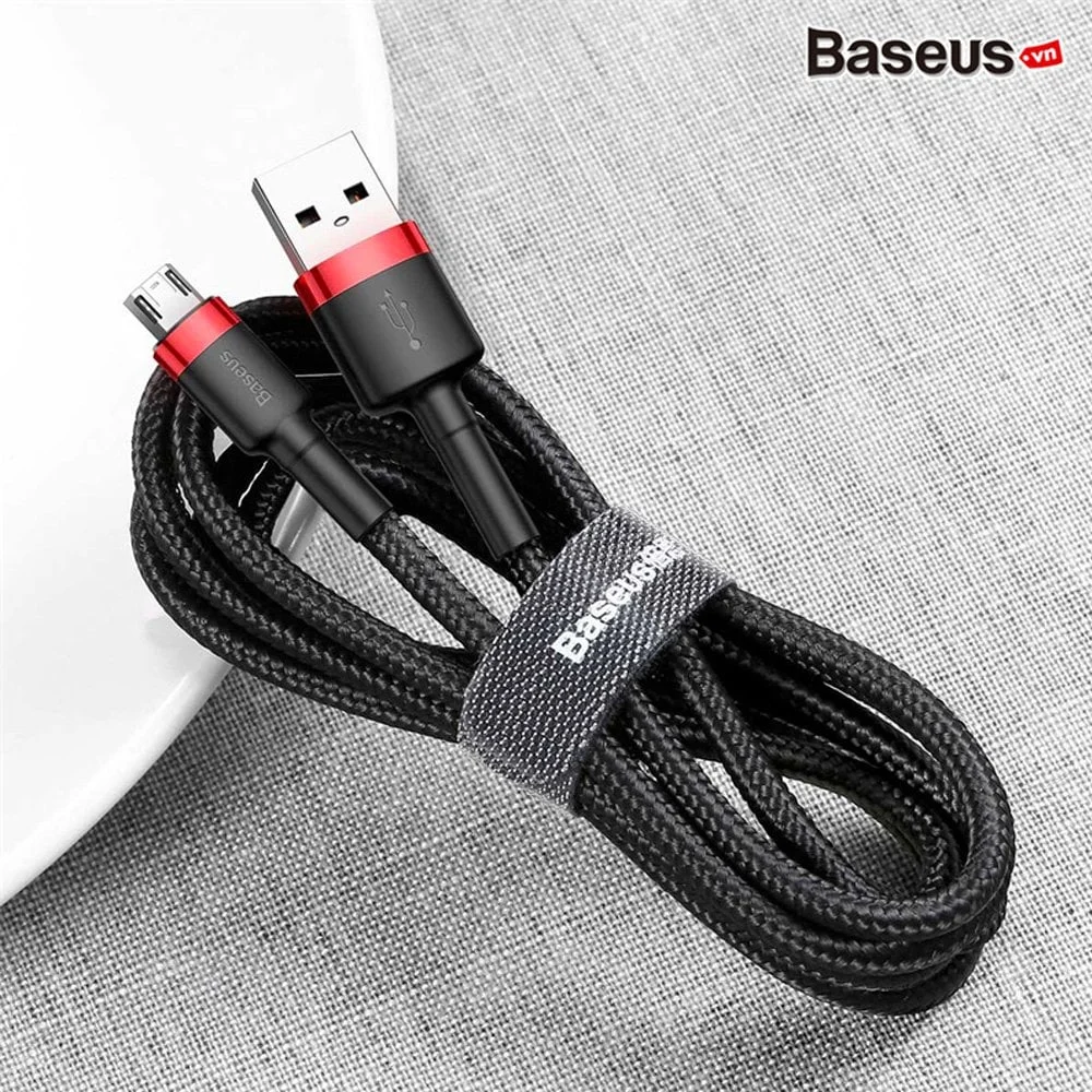 Cáp Sạc Baseus Cafule USB to Micro USB 2.4A – ảnh 2