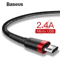 Cáp Sạc Baseus Cafule USB to Micro USB 2.4A – ảnh 3