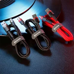 Cáp Sạc Baseus Cafule USB to Micro USB 2.4A – ảnh 8