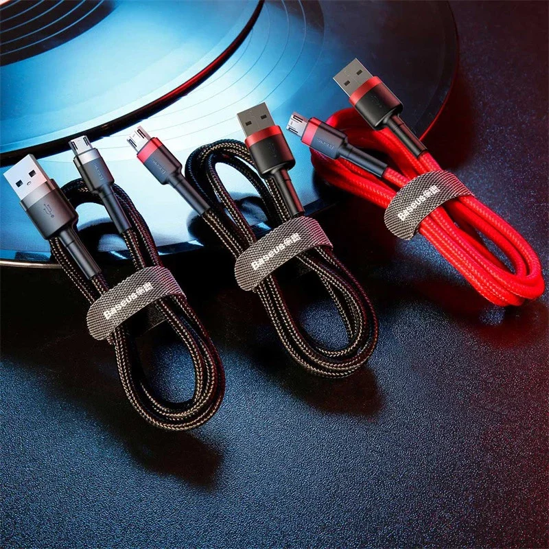 Cáp Sạc Baseus Cafule USB to Micro USB 2.4A – ảnh 8
