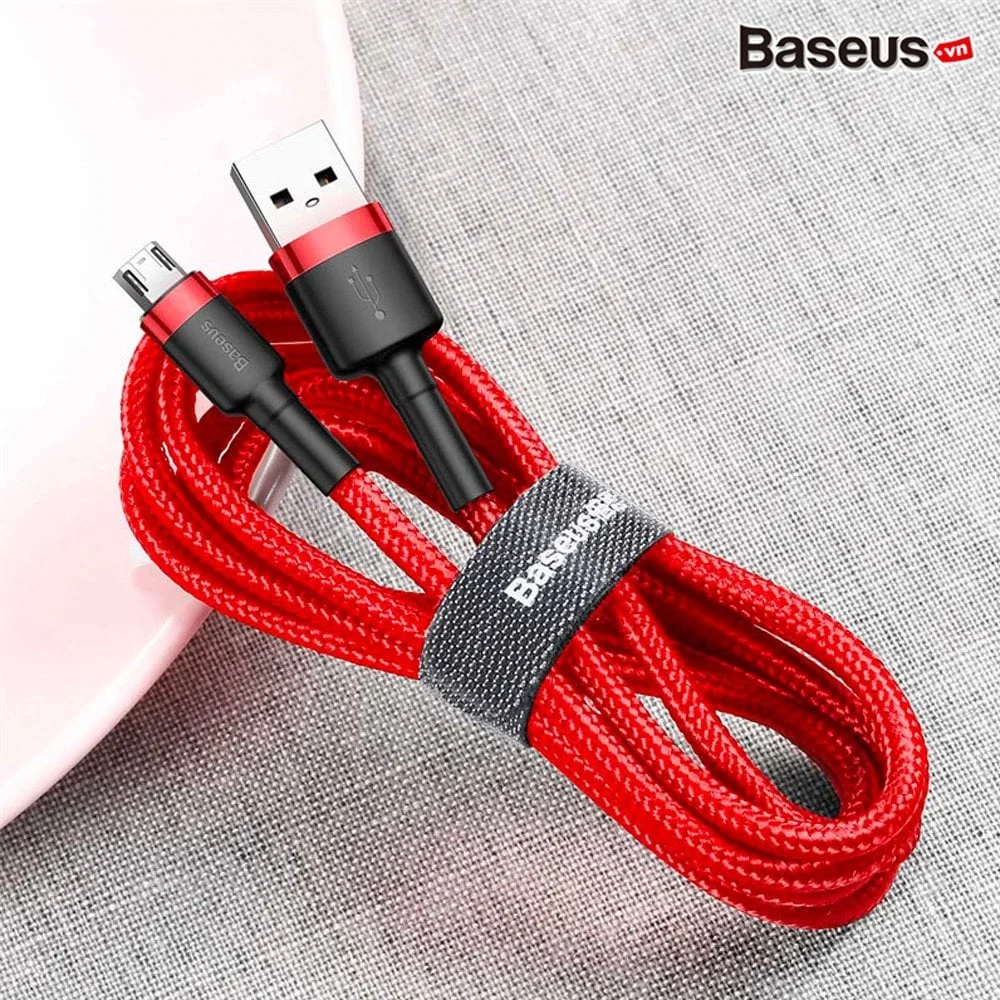 Cáp Sạc Baseus Cafule USB to Micro USB 2.4A – ảnh 9
