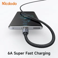 Cáp Sạc Nhanh Đa Năng 3-in-1 USB to M+L+C MCDODO CA-715 6A – ảnh 4