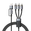 Cáp Sạc Nhanh Đa Năng 6-in-1 USB/Type-C to M+L+C MCDODO CA-726 100W – Đen