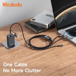 Cáp Sạc Nhanh Đa Năng 6-in-1 USB/Type-C to M+L+C MCDODO CA-726 100W – ảnh 6
