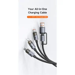 Cáp Sạc Nhanh Đa Năng 6-in-1 USB/Type-C to M+L+C MCDODO CA-726 100W – ảnh 8
