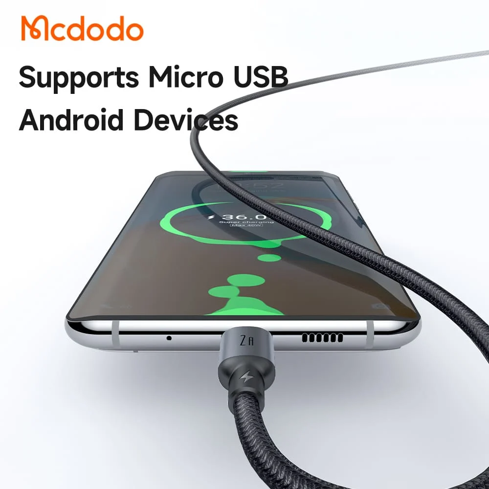 Cáp Sạc Nhanh USB to Micro-USB MCDODO Buy easy series CA-662 2A – ảnh 3