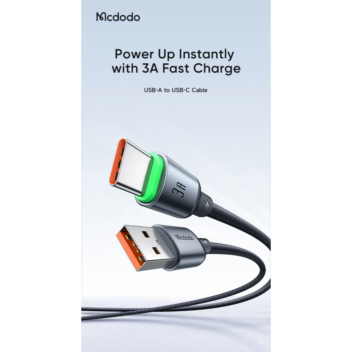Cáp Sạc Nhanh USB to Type-C MCDODO Buy easy series CA-646 3A – ảnh 10