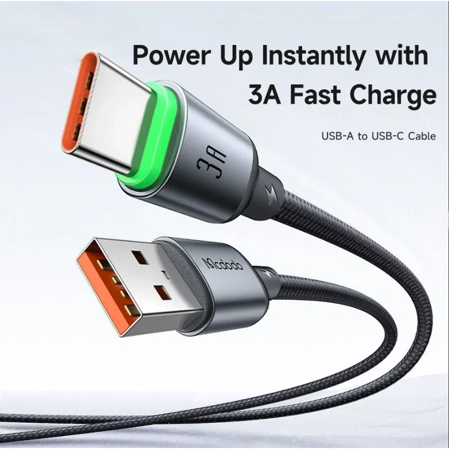 Cáp Sạc Nhanh USB to Type-C MCDODO Buy easy series CA-646 3A – ảnh 2