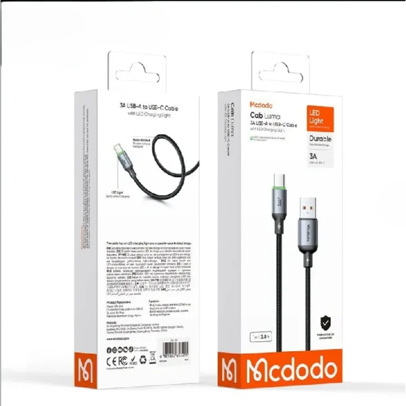 Cáp Sạc Nhanh USB to Type-C MCDODO Buy easy series CA-646 3A – ảnh 6