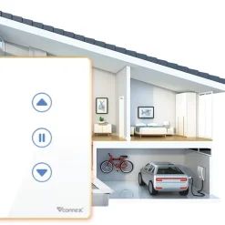 Công tắc cửa cuốn và cổng tự động Vconnex không viền – hình 2