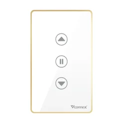 Công tắc thông minh cho cửa cuốn và cổng tự động Vconnex viền nhôm VCN-WSRGCL – màu trắng