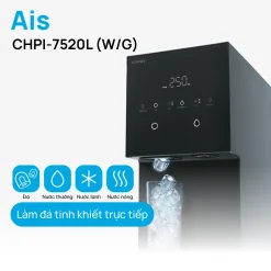 Coway AIS CHPI-7520L làm đá tinh khiết trực tiếp với 4 chế độ đá, nước thường, lạnh, nóng