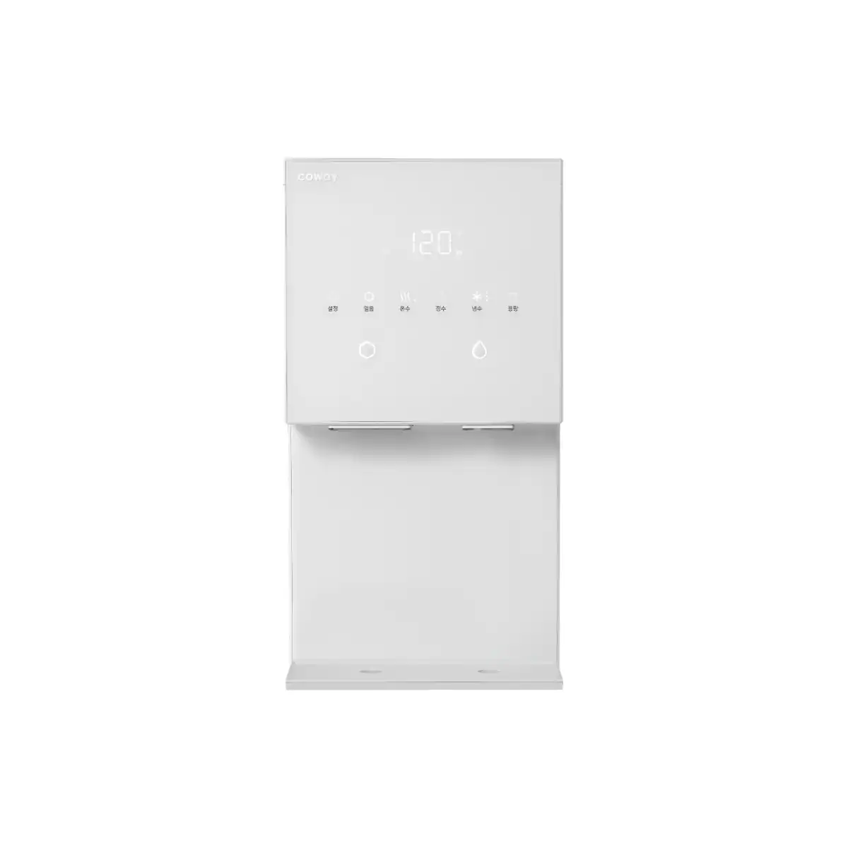 Máy lọc nước làm đá Coway AIS màu trắng nhìn chính diện