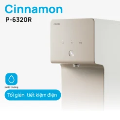 Coway CINNAMON P-6320R lấy nước bằng nút cảm ứng