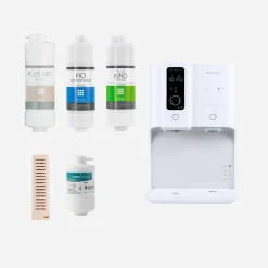Máy lọc nước Coway OMBAK CHP-7310R cùng 4 lõi lọc