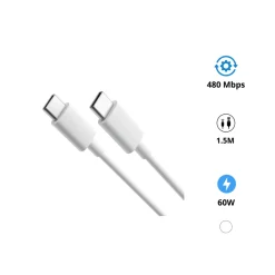 Cáp sạc Cuktech CTC315N Type-C to Type-C 60W 1.5m