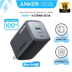 Củ Sạc Nhanh 2C+1A ANKER 737 Prime A2343 100W – ảnh 2